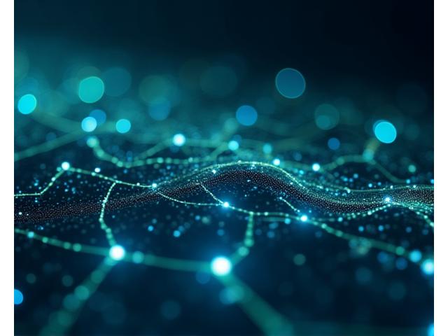 Abstract representation of public transport networks and seamless flow, symbolizing connectivity and efficiency